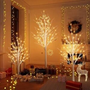 Artificial  Trees with Lights ( 45 cm - 220 cm)