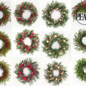 Artificial XMAS  Wreaths · Garlands · Glitter Spray