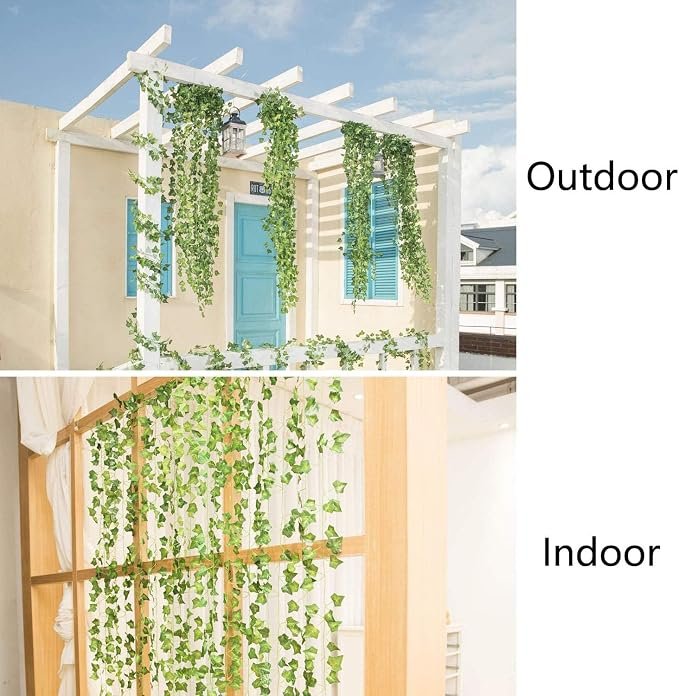 Artificial Vines / Hanging Green Leaves- A - Image 7