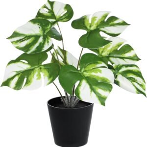 Artificial Potted Monstera ( Tabletop Greenery Potted Plants)