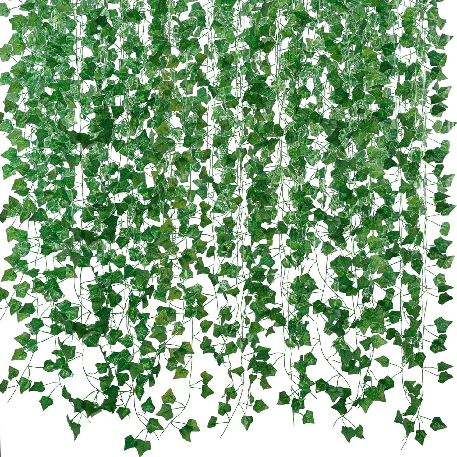 Artificial Vines / Hanging Green Leaves- A