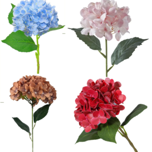Artificial Poppy/Orchid/Sunflower/Tulip/Peony/Hydrangea/Lily/Geranium/Baby's Breath/Bougainvillea/Wisteria Stems/Bouquets