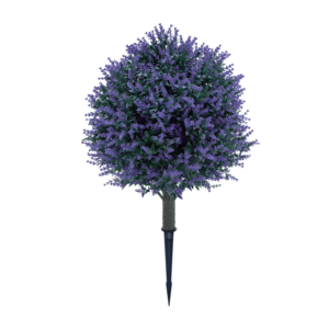Artificial Lavender/Olive/Eucalyptus Topiary Ball Trees with Ground Spikes