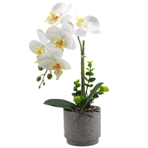 Artificial Potted Orchid ( Tabletop  Potted Flowers)