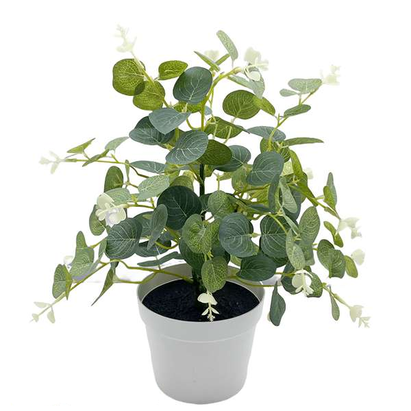 Artificial Potted Eucalyptus ( Tabletop Greenery Potted Plants) - Image 2