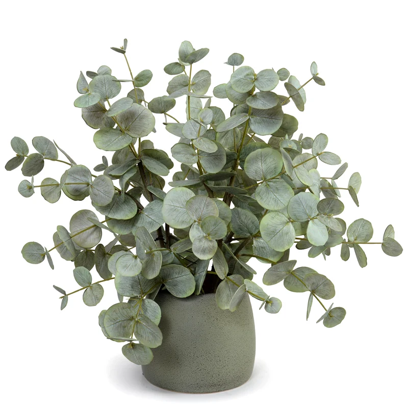 Artificial Potted Eucalyptus ( Tabletop Greenery Potted Plants) - Image 4